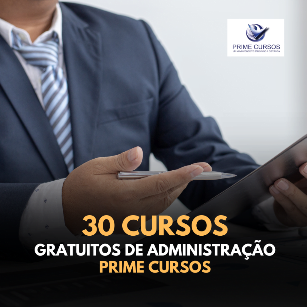 30 Cursos Gratuitos de Administração – Prime Cursos