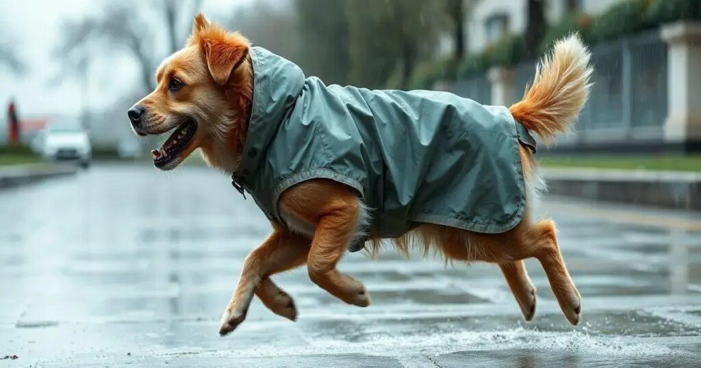 como fazer capa de chuva para cachorro