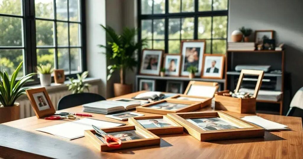 como fazer quadros decorativos com fotos