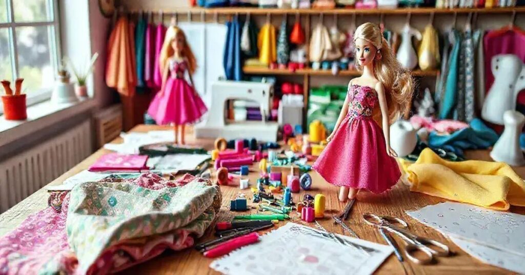 como fazer roupas para barbie passo a passo