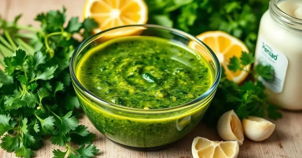 como fazer molho verde com maionese