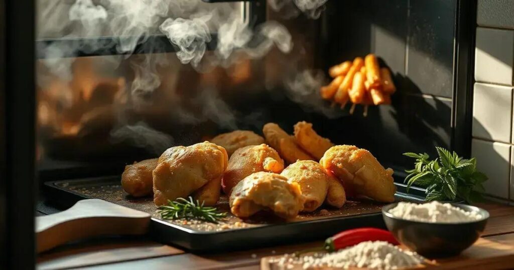 como fazer frango frito na panela de pressão
