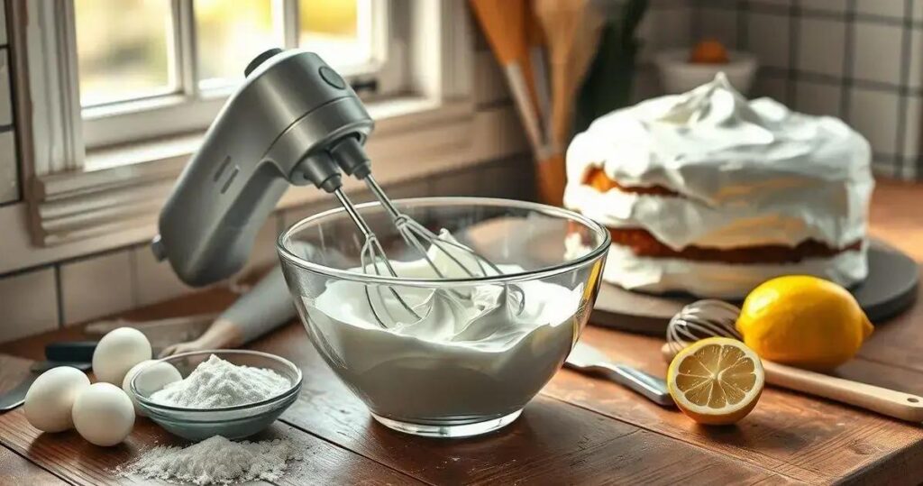 como fazer merengue para bolo