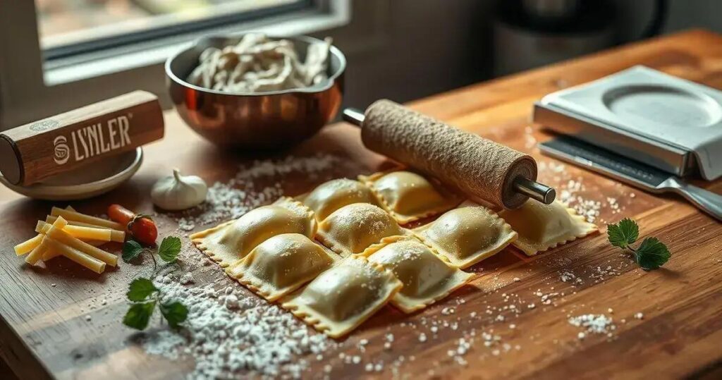 como fazer ravioli