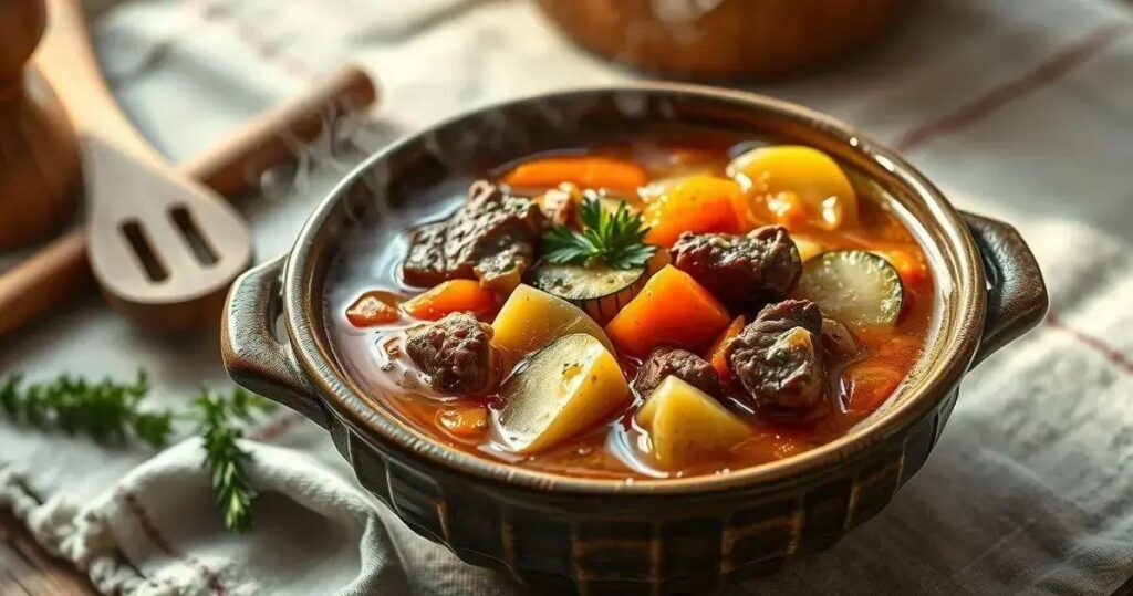 como fazer sopa de legumes com carne