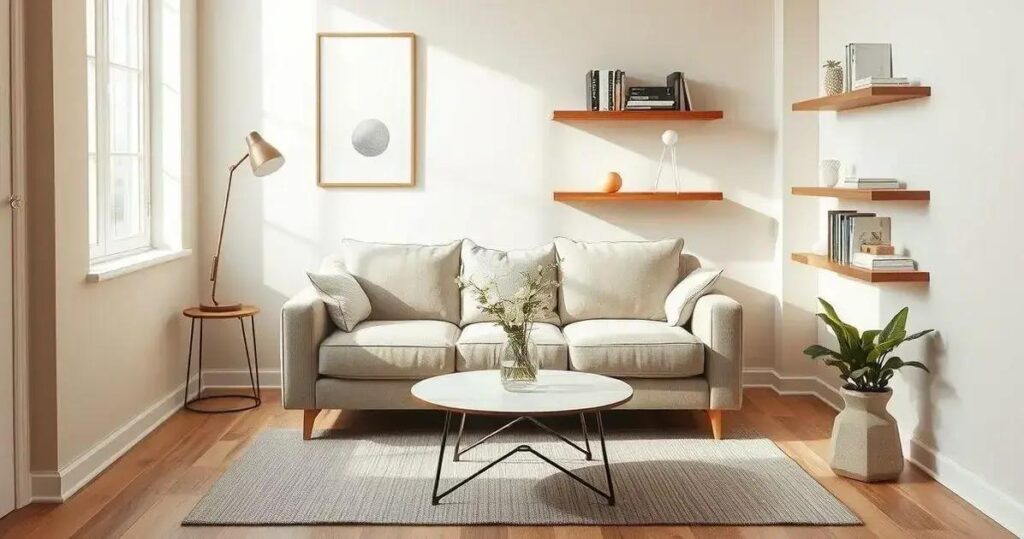 ideias de decoração para sala pequena e simples