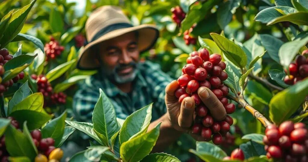 produção de café
