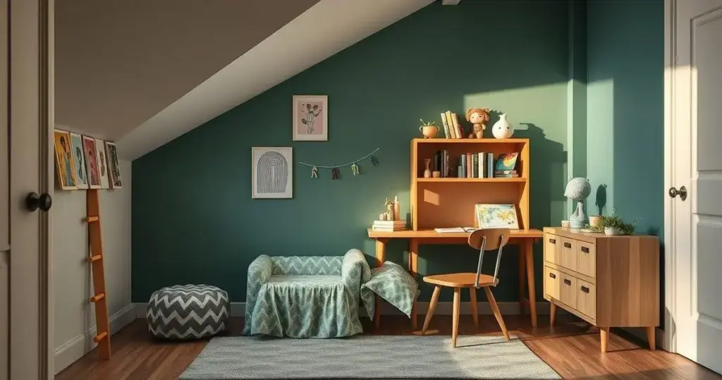 cantinho de estudos para quarto infantil