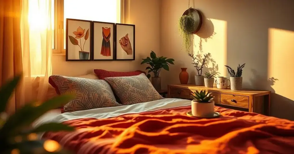 como decorar um quarto alugado