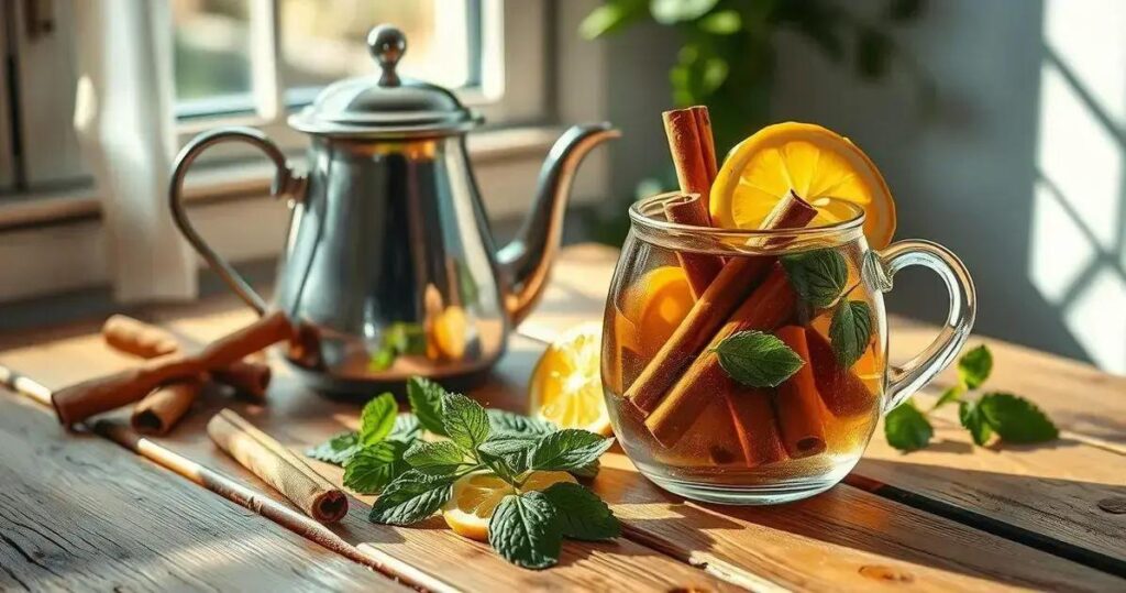 como fazer chá de canela