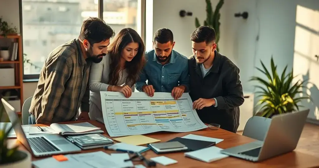 como fazer cronograma de projeto