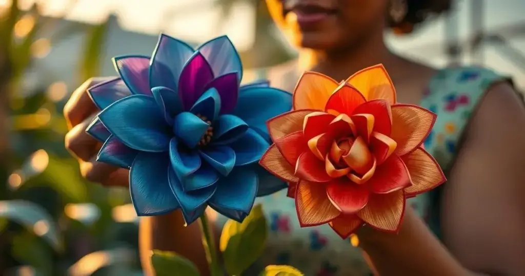 como fazer flor de fita de cetim dobrada