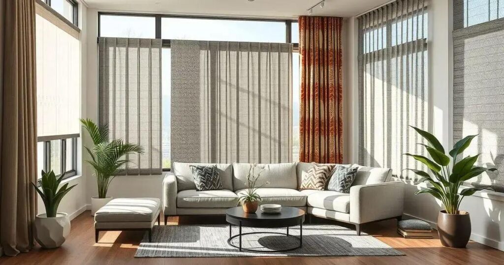 cortinas modernas para sala de estar