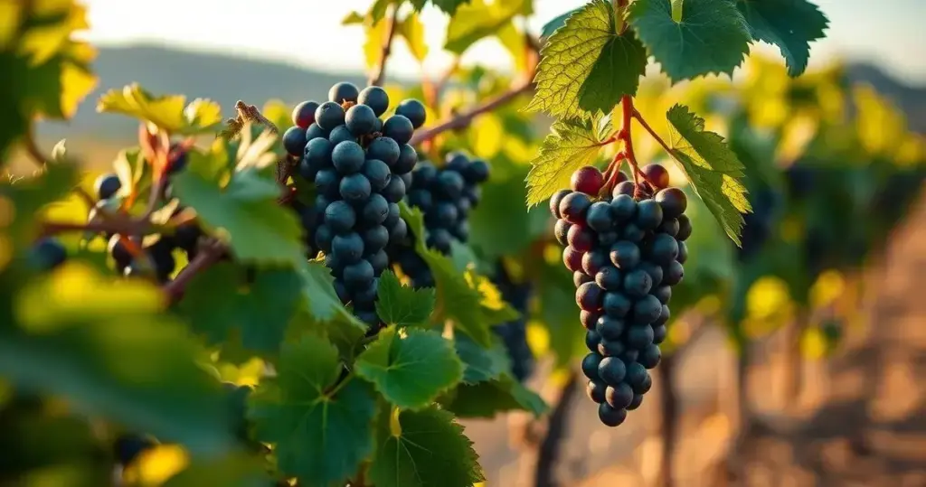 cultivo de uva para vinho