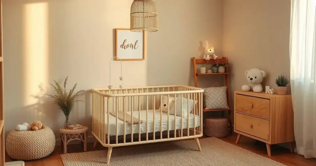 decoração de quarto de bebê neutro e barato