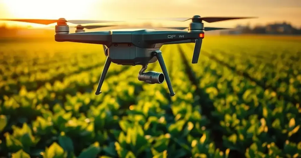 drones de pulverização
