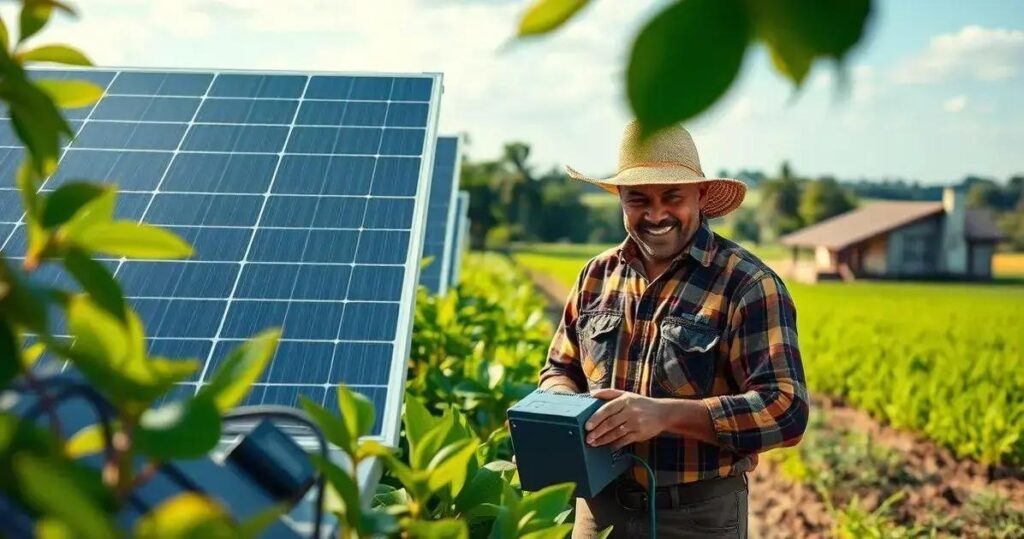 energia solar no campo